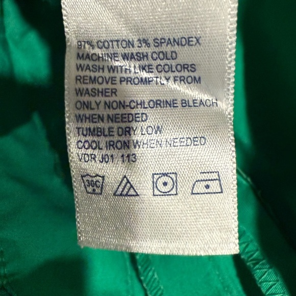 Nautica Cotton Blend Green Chinos - Picture 9 of 9